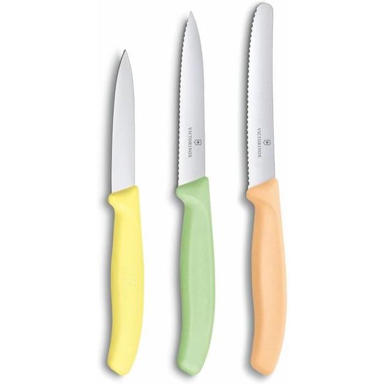 Coffret de 6 couteaux à steak inox brillant