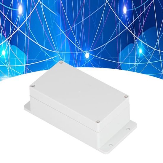 Boîte De Jonction DIY En ABS Grise 120x120x90mm - Uxcell, Pour Projets électroniques Ou Clôture