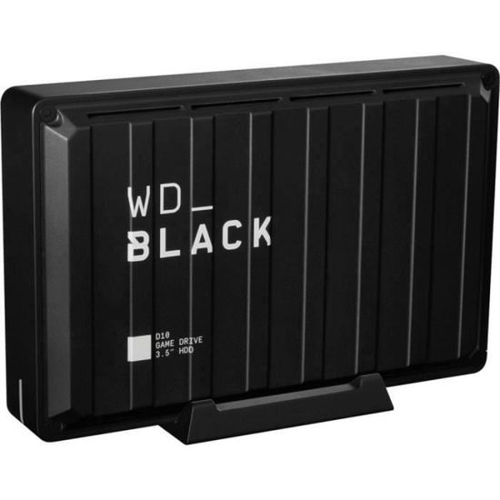 WD_BLACK P10 Game Drive - Disque dur externe Gaming - 8To - PS4 Xbox (WDBA3P0080HBK-EESN)