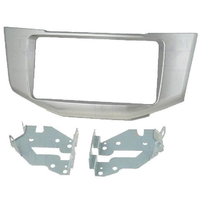 Facade autoradio 2DIN Lexus RX330/ RX350/ RX400H - Argent - ADNAuto