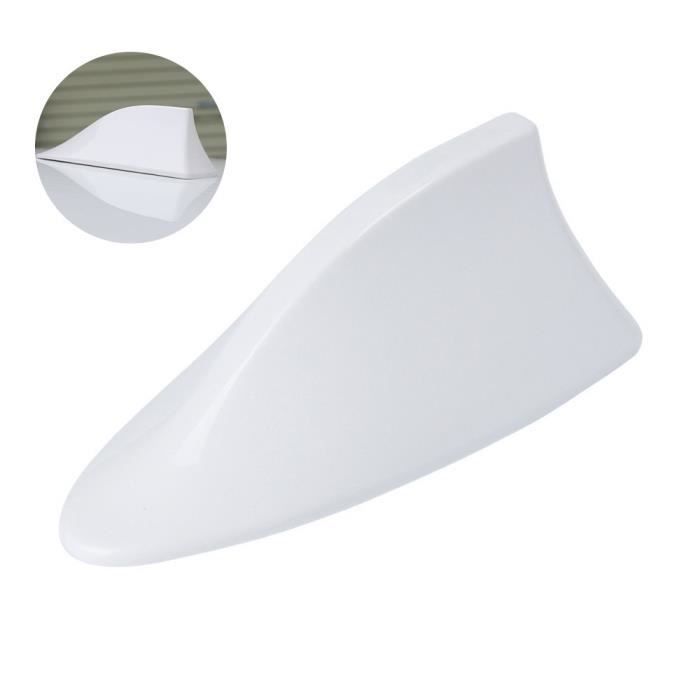 Antenne de Voiture, Noire Antenne Universelle de Voiture D'aileron de Requin avec La Base Adhésive Imperméable à L'eau