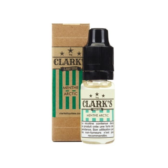 CLARK'S - 20x Menthe Arctic 10ML - contenance:10ml taux nicotine:12mg pg/vg:70/30