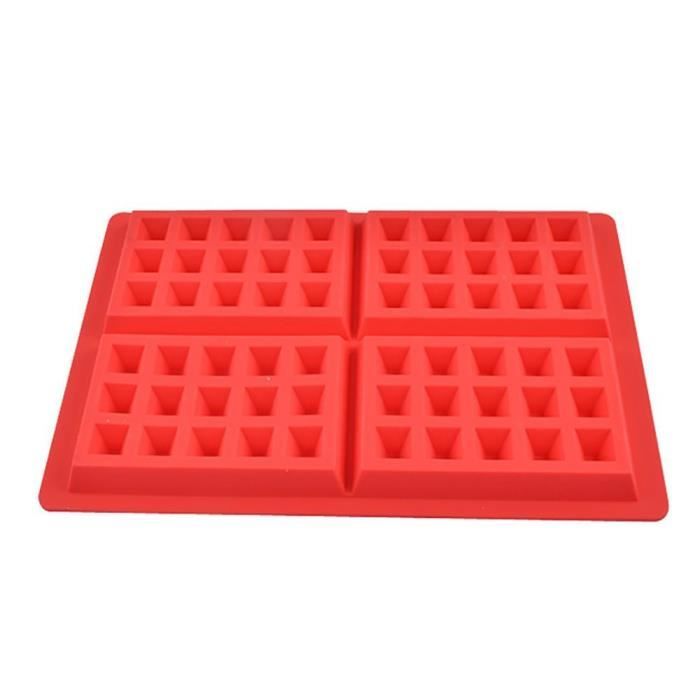 Silicone Mini Gaufres Pan gâteau boulange Muffin Gâteau au chocolat moule Plateau bricolage ca394