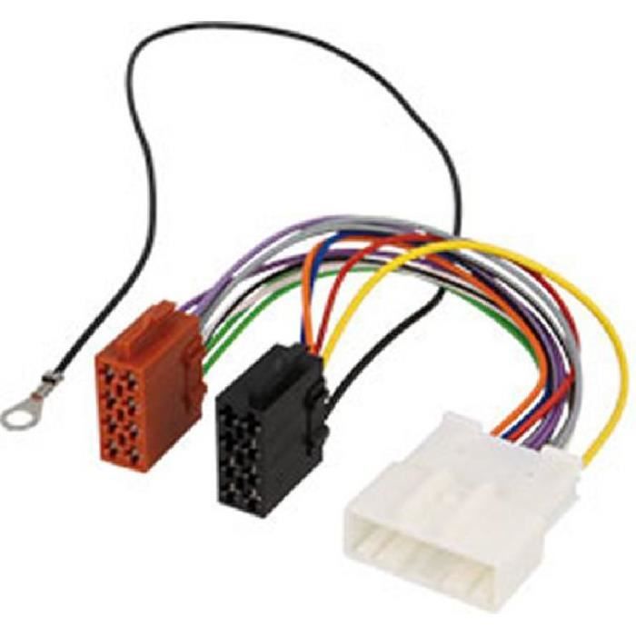 Fiche ISO Autoradio AI47 pour Opel Movano ap14 Compatible Nissan Pulsar Ap14