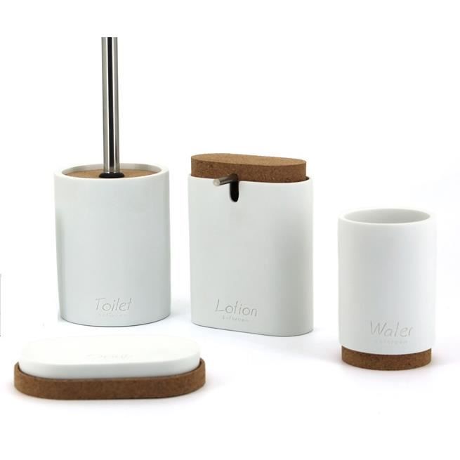 Set salle de bain WC - blanc mat - LIEGE
