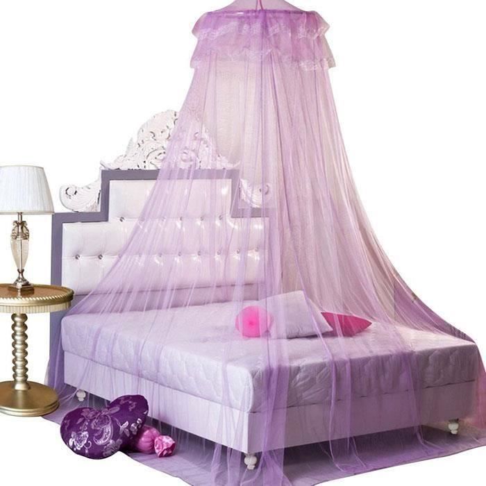 Moustiquaire Violet Moustiquaire Ciel de lit avec Dentelle
