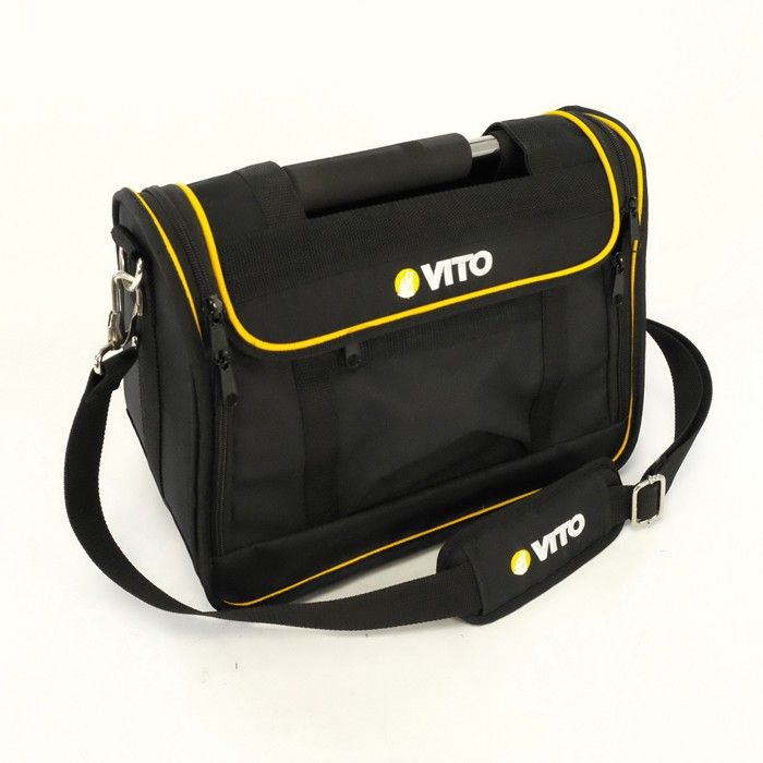 Boite à outils Sacoche VITO Professionnelle Poignée acier renforcée Nylon haute Qualité Sac bandoulière