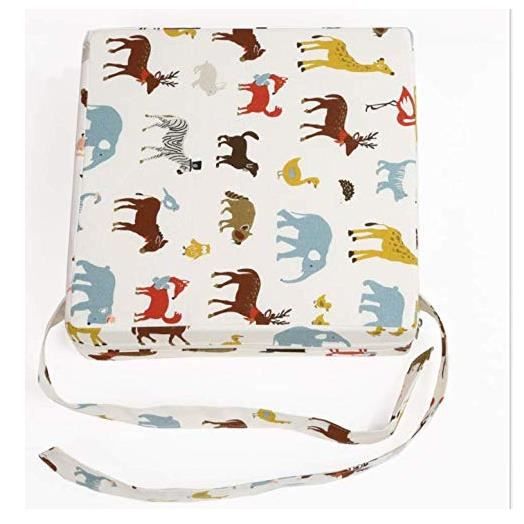 Coussin d'appoint augmenté et réglable pour Chaise de Salle à Manger Enfant (Beige)