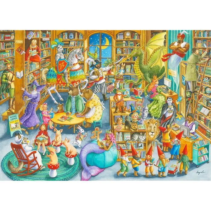 Ravensburger- Midnight in The Library Puzzle 1000 pièces pour Adultes et Enfants à partir de 12 Ans, 16455259