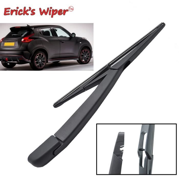 Balais d'essuie-glaces,Erick's Kit d'essuie glace de 12 pouces, lame d'essuie glace et bras, pour Nissan Juke 2010, 2019, 2018,