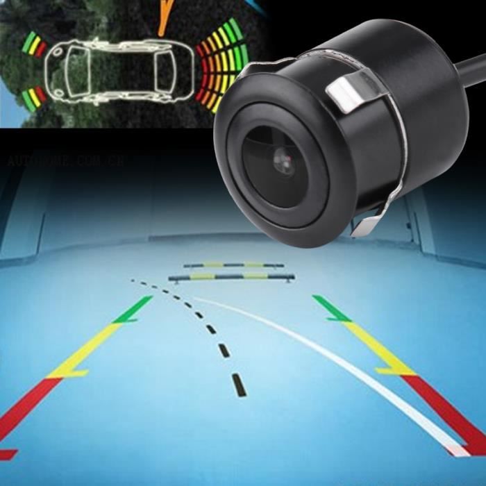 Aramox Caméra de recul, Version de nuit haute luminosité de 18,5 mm HD, caméra de recul Vue de recul de la caméra de recul Vue