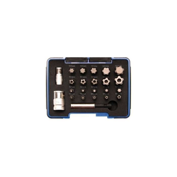 Jeu d'embouts Profil TS PLUS (pour Torx Plus) 23 pièces