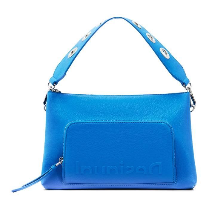 Desigual Half Logo Dortmund Across Body Bag Blue [187736] -  sac à épaule bandoulière sacoche