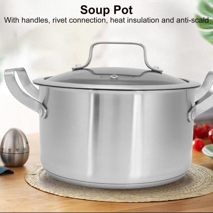 Batterie de Cuisine Antiadhésive Tous Feux avec Couvercles HB051 -BOT