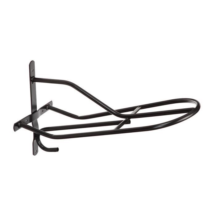 Porte-selle fixe pour cheval - Noir