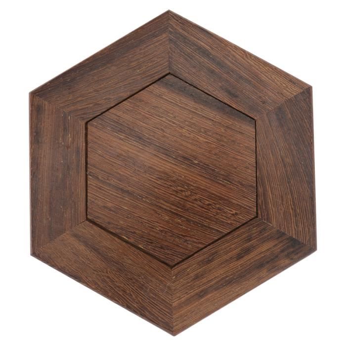 1pc Ronde de Stockage De Base Support de Décoration En Bois Pot de Fleurs Pour Décor de table basse meuble de sejour - entree