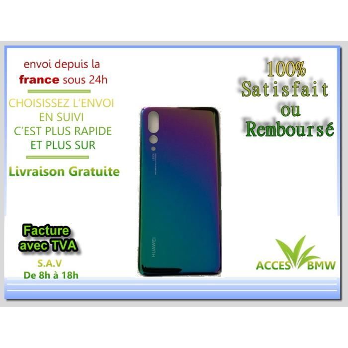 Vitre Arrière / Cache Batterie Pour Huawei P20 Pro Aurora