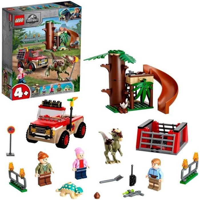 LEGO® 4+ Jurassic World 76939 L’Évasion du Stygimoloch, Dinosaure Jouet de Construction pour Enfants dès 4 ans avec Figurines