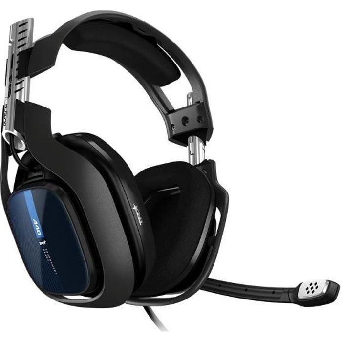 ASTRO Casque gaming A40 TR Headset PS4 + PC - PS4 - Noir