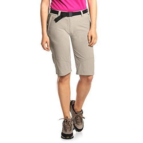 Maier Sports EL. Lawa Bermuda pour Femme Marron Gris Beige Taille 38 - 230002_743_38