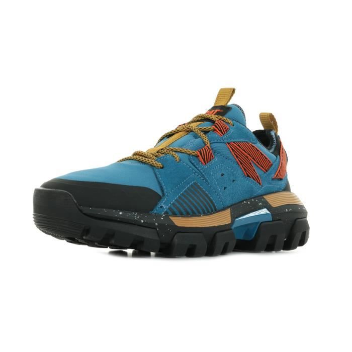 Caterpillar Basket basse Cuir Mixte Bleu