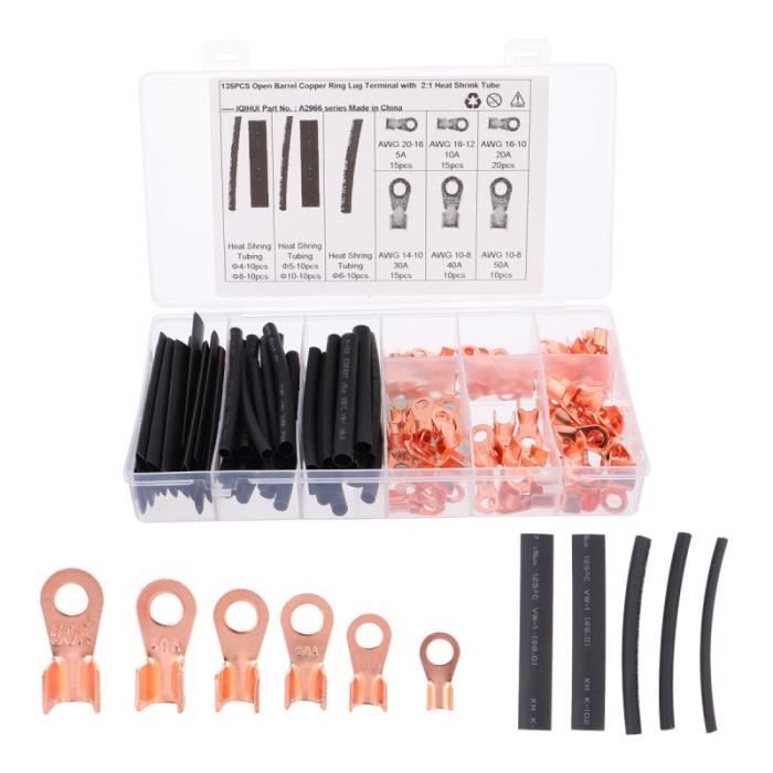 135pcs anneau ouvert baril de cuivre pour bateau voiture Auto