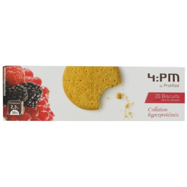 Protifast En-Cas Hyperprotéiné Fruits Rouges 20 biscuits