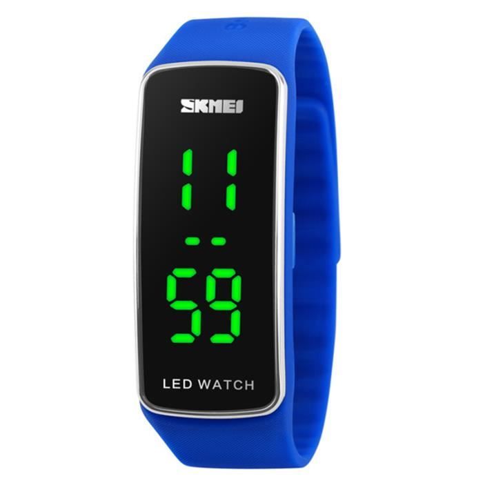 SHARPHY Montre Enfant Garcon Fille de marque Sport numérique , trés jolie bleu