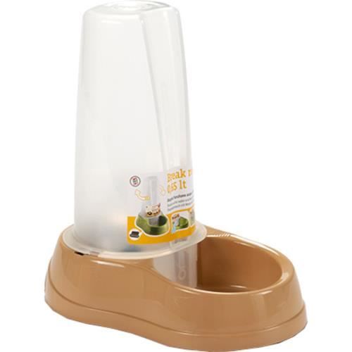 Stefanplast distributeur d'eau ou d'aliments secs 650 ml PP brun