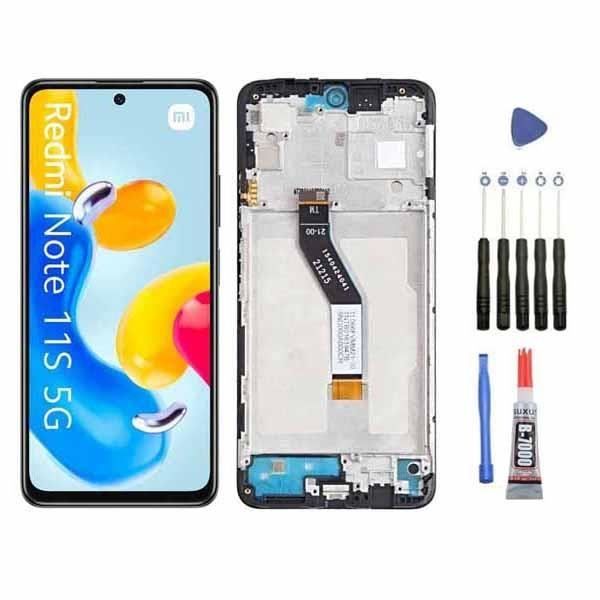 ECRAN + FRAME pour XIAOMI REDMI NOTE 11S 5G