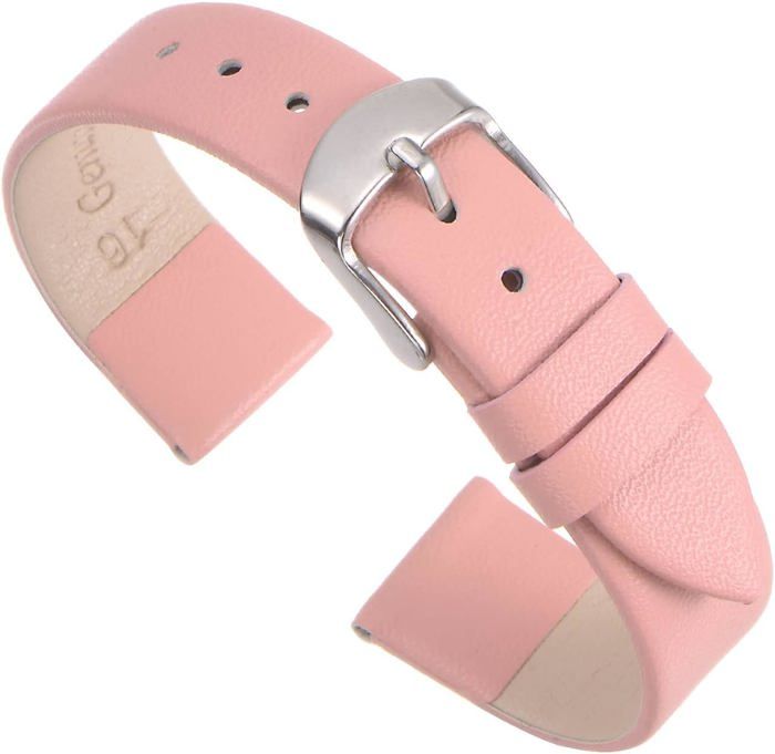 Bracelet De Montre En Cuir Véritable Pour Femme - Taille 6-18mm - Élégant Et Confortable - Plusieurs Couleurs