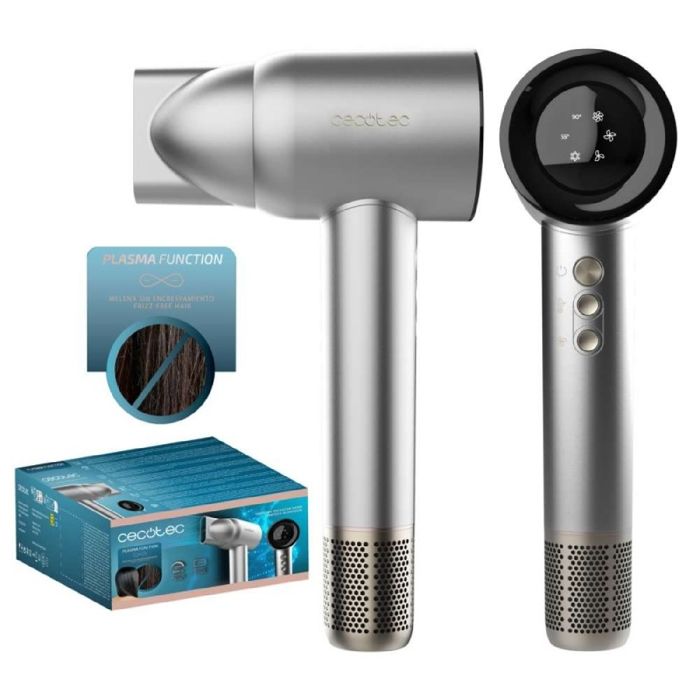 Cecotec Seche Cheveux IoniCare Rockstar Nano IonTech Aluminum. Sèche Cheveux Pliable1600W Offrant Séchage Rapide Brillance