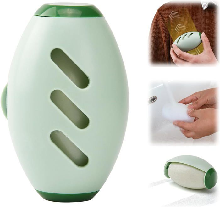 Reusable Lint Roller, Washable Sticky Roller, Portable Lint Roller for Clothes, Household Hair Sticky Roller, 2-in-1 Travel Lint Roller, Lint Roller for Pet Hair, Washable Dust Roller, Sticky Roller