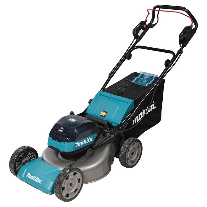 Makita LM 001 GZ Tondeuse à gazon sans fil 80 V max 2x 40 V 48 cm Brushless Solo sans batterie sans chargeur - vue 2