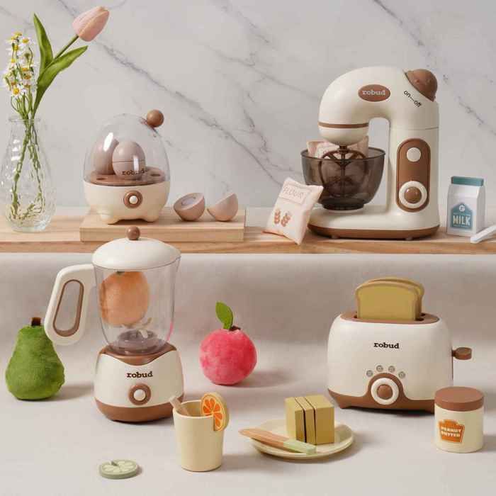 ROBUD – Maison De Poupée En Bois 3 étages 4 Pièces + Terrasse – 81,3 Cm – Jouet De Rôle Dès 3 Ans