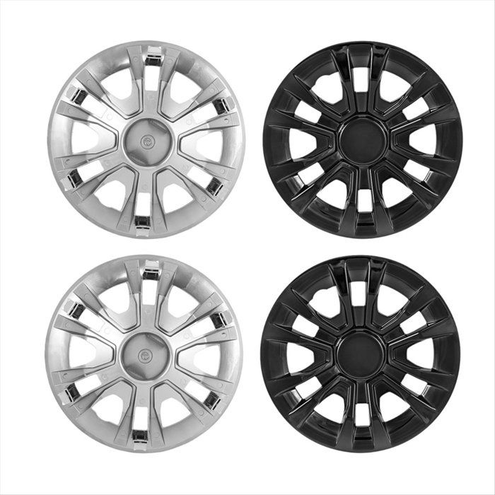 4 Enjoliveurs Chromés 8 Pouces Pour Voiturette E-Z-GO Et Club Car – Protection Durable Et Look Sportif