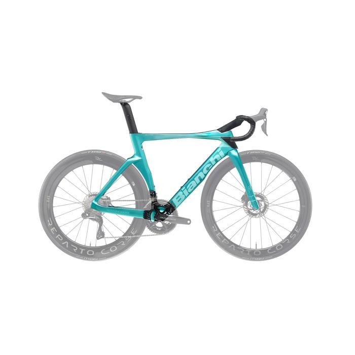 Cadre vélo de route Bianchi Oltre Rc Disc Carb - ck metallic/ck16 glossy - Bleu - 55 cm