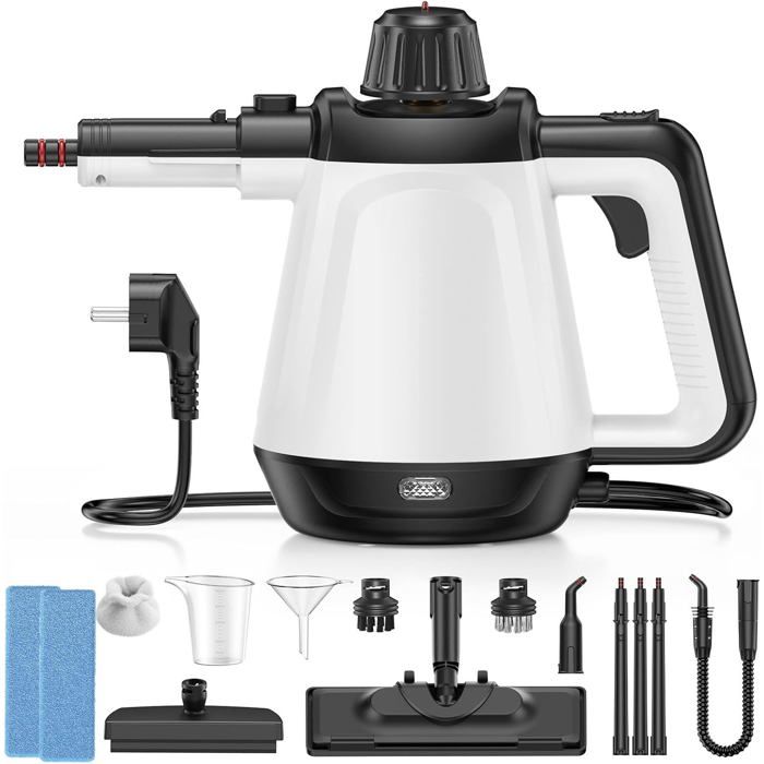 Nettoyeur Vapeur Nettoyant Vapeur Ménager Nettoyeur Vapeur Multifonctionnel Avec 10 Accessoires Pour Les Sols Les Meubles - Msd Sante Animale