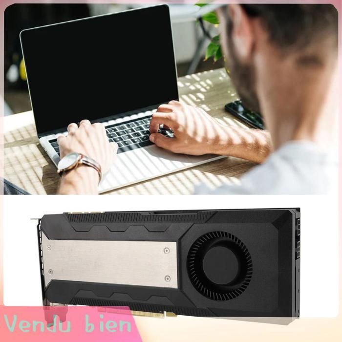 Garosa Carte graphique GDDR5 12 Go K6000 Carte Graphique 12 Go 384 Bits avec 2880 Cœurs Carte Vidéo PCI informatique rangement