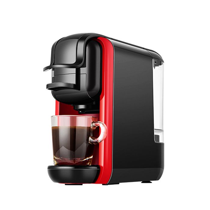 DAM Machine à café multifonction de 1450 W et 19 bars compatible avec les capsules et le café moulu. Réservoir deau amovible 06 L