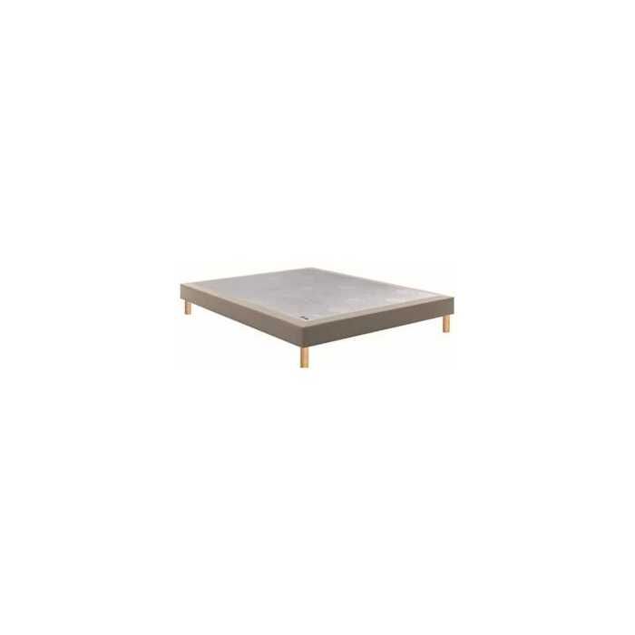 Sommier tapissier Epeda NOYER MOKA 100x190 confort ferme