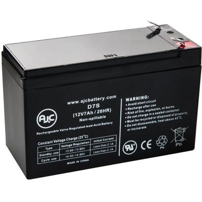 Batterie Universal Power 12 Volt 7 Ah (UB1270) 12V 7Ah Alarme - AJC-D7S-B-0-112965