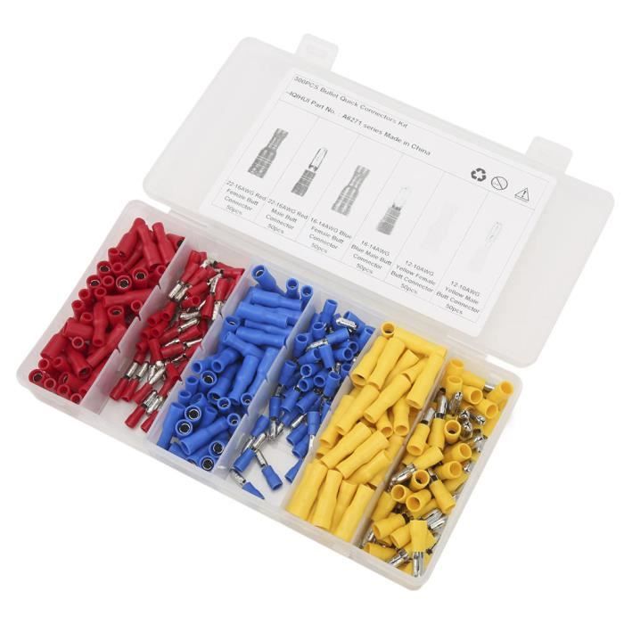 10 Ensembles 2.8mm 2 Broches Connecteur De Fil Électrique Mâle Femelle