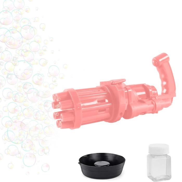 Machine à Bulles électrique Père Noël – Anti-fuite Avec Lumière – Rouge – Dès 3 Ans