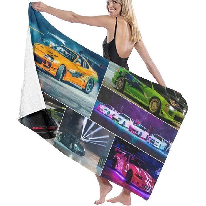 Serviette De Bain Enfant Manga - Bleu - - 16.70