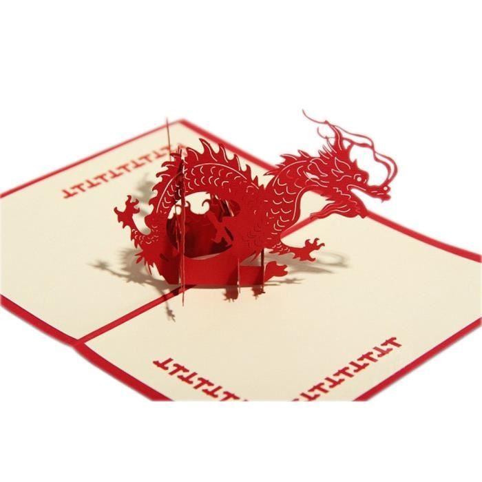 Carte D Anniversaire Sculptures Papier 3d Bricolage Dragon Chinois Rouge Cdiscount Beaux Arts Et Loisirs Creatifs Carte D Anniversaire Sculptures Papier 3d Bricolage Dragon Chinois Rouge Cdiscount Beaux Arts Et Loisirs Creatifs
