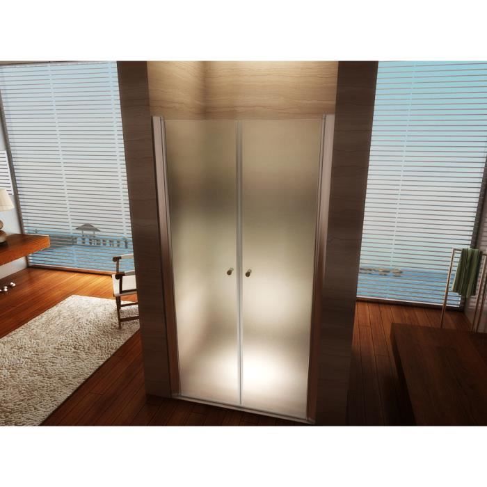 Porte de Douche 195 cm Largeur r/églable 68-72 cm Transparent
