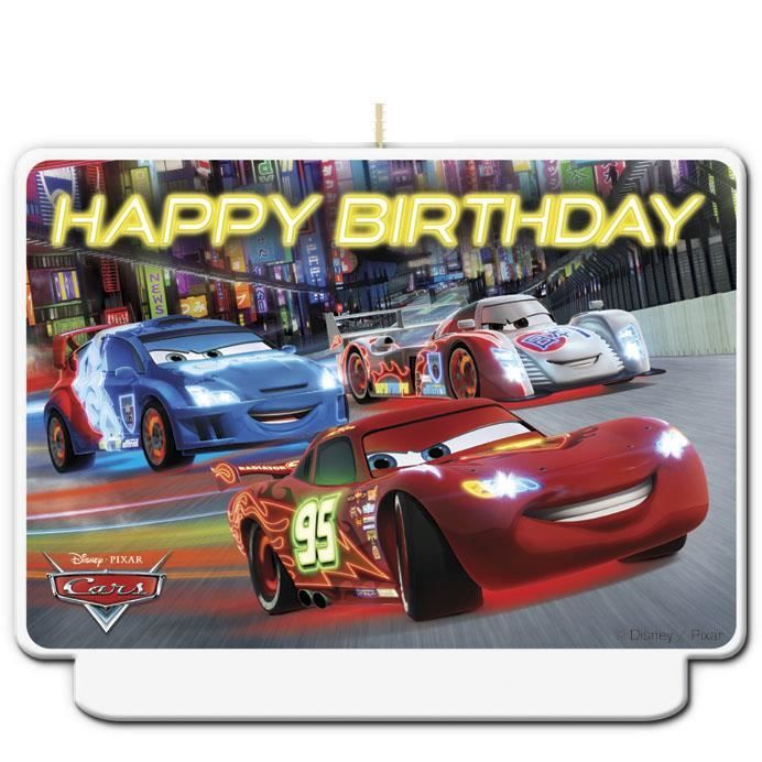 Bougie Flash Mac Queen, Bougie Disney Pixar, Bougie Cars