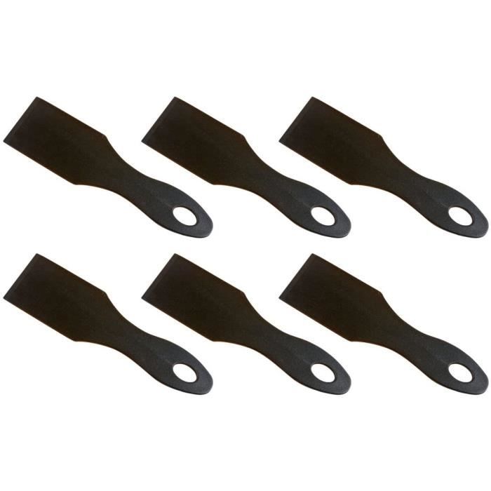 Lot de 6 spatules à raclettes nylon - Centrakor