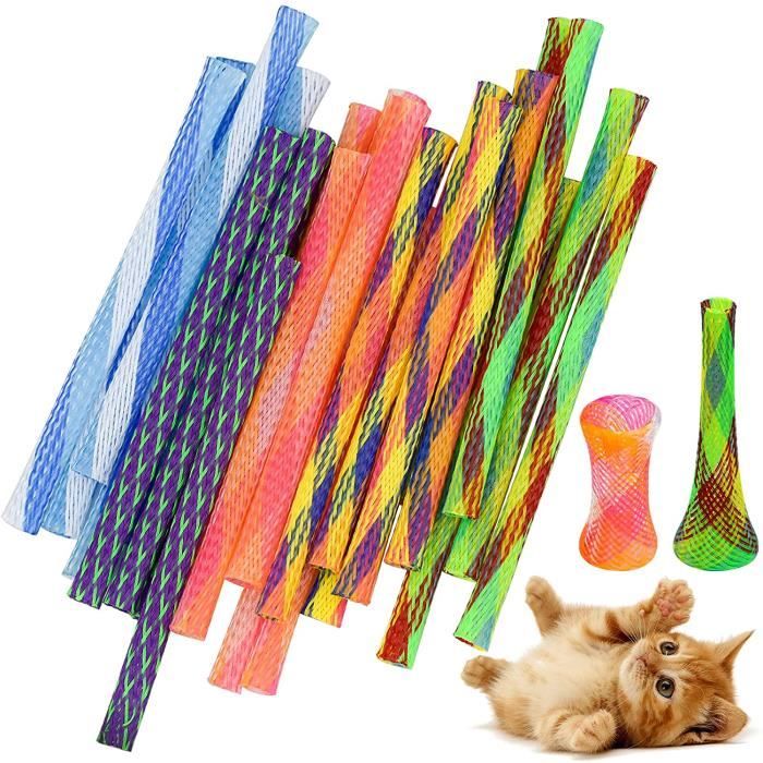 25 Pcs Jouet A Ressort Pour Chat Jouet De Tube A Ressort Jouet Interactif Colore Pour Chat Jouets Chat Baton De Printemps Pou 58 Cdiscount
